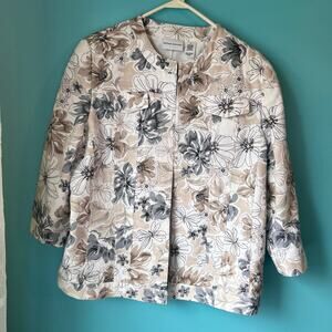 Alfred Dunner Dress Jacket Blazer Size 16 Women's